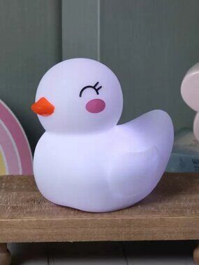 ❤️ 5/$25 Bobby Duck LED Squishy Color Changing Night Light NIB